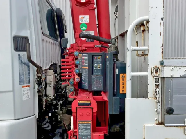 クレーンの操作レバーです。|三菱 ファイター QKG-FK62FZの写真26