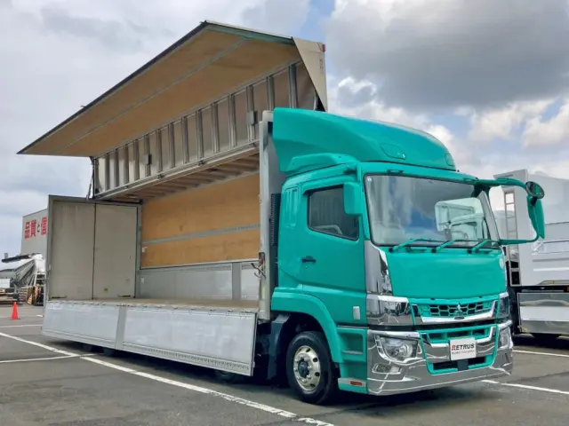 ホイールはアルミ製です。|三菱 スーパーグレート 2PG-FS74HZの写真2