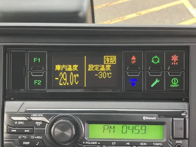 冷凍機は、-30℃設定(低温仕様) 6℃スタート 2Hで -29.0℃確認済みです。|三菱 キャンター 2RG-FBAV0(2WD)の写真24