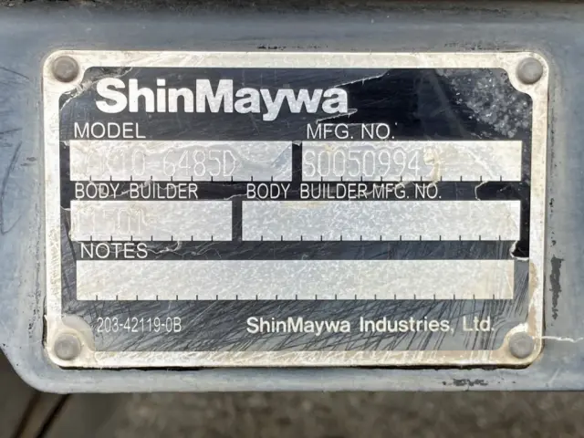 ゲートのプレートです。|いすゞ フォワード 2PG-FTR90V2の写真38