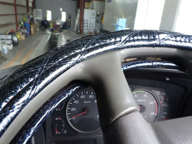 ハンドルにスレがあります。|三菱 スーパーグレート LKG-FV50VZの写真38