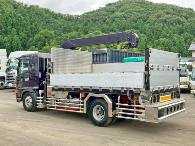 助手席側アオリを1段階下した状態です。|日野 レンジャー KK-FD1JGEA(2WD)の写真6