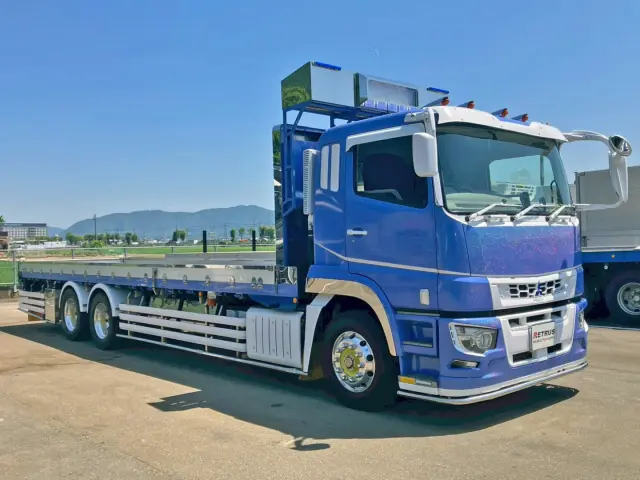 ホイールはアルミ製です。|三菱 スーパーグレート 2PG-FV74HZの写真2