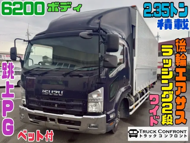 H25年式 　いすゞ　フォワード　アルミウイング　2.35トン積載 6200ボディ ワイド|いすゞ フォワード TKG-FRR90T2(2WD)の写真1
