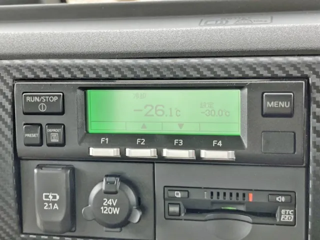 冷凍機は、-30℃設定(低温仕様) 1.9℃スタート 2Hで-26.1℃確認済みです。|日野 レンジャー 2KG-FD2ABG(2WD)の写真17