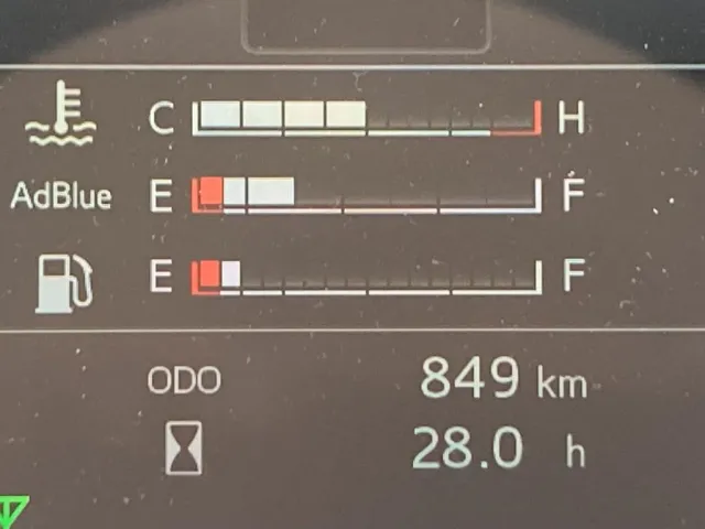 走行メーターです。|日野 レンジャー 2KG-FD2ABG(2WD)の写真44