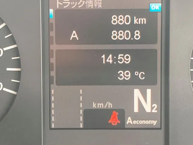 走行メーターです。|三菱 スーパーグレート 2RG-FP84VDRの写真31