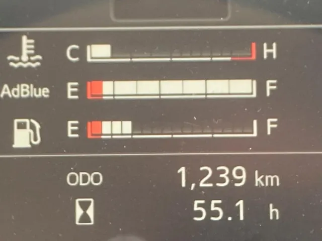 走行メーターです。|日野 プロフィア 2DG-FW1AHCの写真38