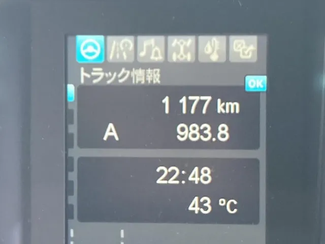 走行メーターです。|三菱 スーパーグレート 2KG-FV70HXの写真25