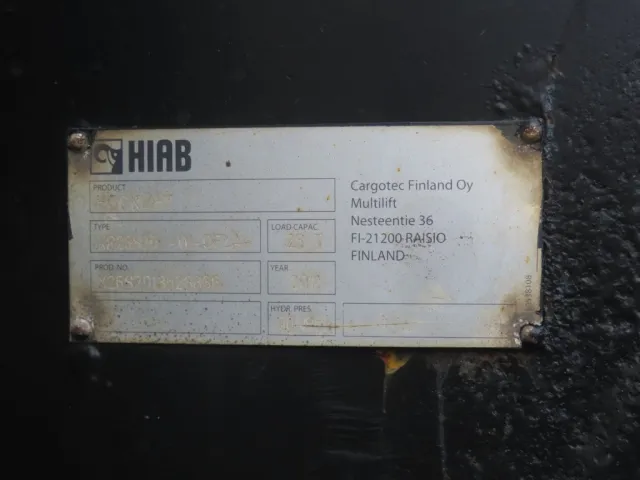 上物のプレートです。|日野 プロフィア QKG-FS1EWBAの写真29