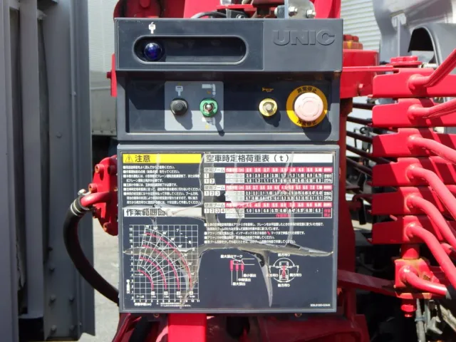 空車時定格荷重及び作業半径ー揚程図です。|日野 レンジャー 2KG-FC2ABA(2WD)の写真13