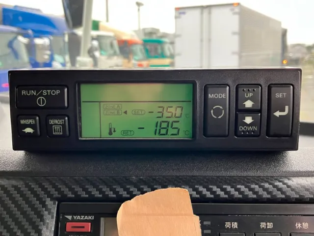 冷凍機は22.4℃スタート2時間で-18.5℃確認しております。|日野 プロフィア 2DG-FW1AHJの写真43