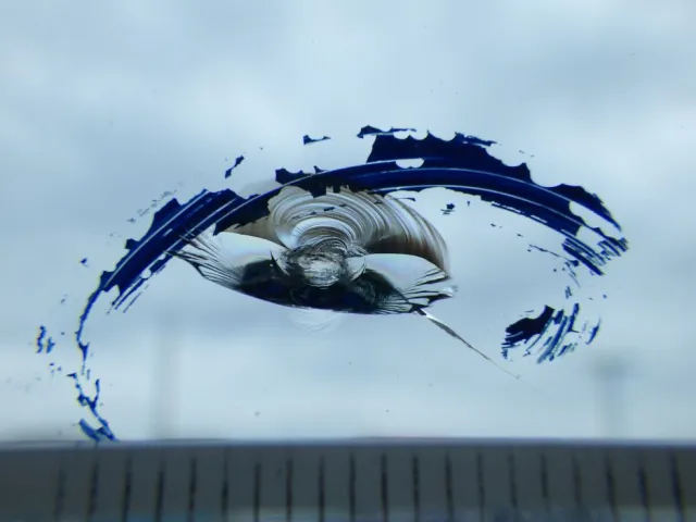 フロントガラスに飛び石キズがあります。|いすゞ フォワード TKG-FRR90S2(2WD)の写真12