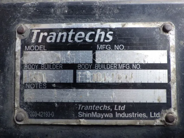 ゲートのプレートです。|日野 レンジャー 2KG-FD2ABA(2WD)の写真16