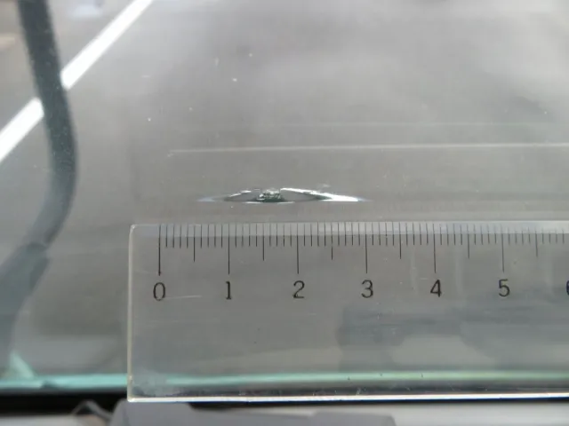 フロントガラス助手席側に飛び石跡があります。|いすゞ フォワード 2RG-FRR90S2(2WD)の写真11