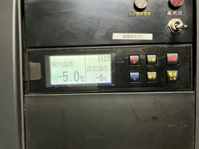 冷凍機は25℃スタート1時間で-5.0℃確認しております。|いすゞ エルフ 2RG-NPR88AN(2WD)の写真44