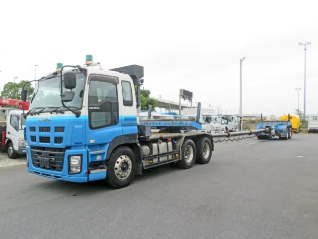 ポールトレーラを連結した際の状態です。|いすゞ ギガ QDG-EXZ52AJの写真16