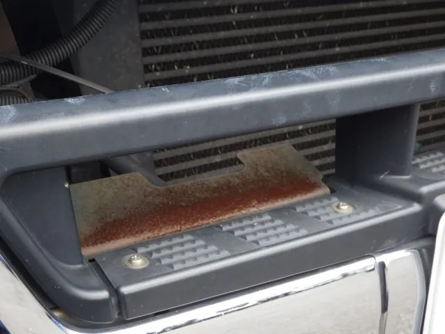 フロントメンバーにサビがあります。|三菱 スーパーグレート 2PG-FS74HZの写真26