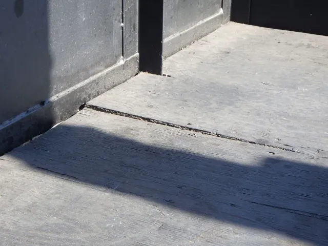 床板はコンパネ張りしてあります。|三菱 キャンター TKG-FEB80(2WD)の写真35