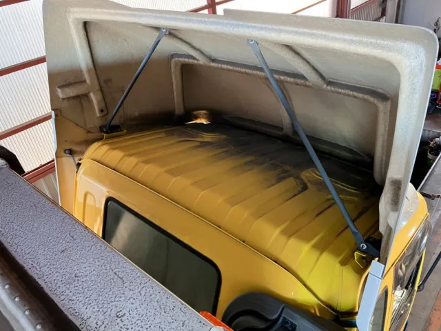 導風板裏側の状態です。|いすゞ ギガ LKG-CYJ77Aの写真29