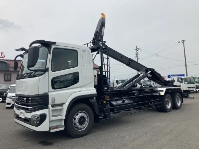 総重量25トンベースの未使用新型スーパーグレートのフックロールです。|三菱 スーパーグレート 2PG-FV80VZの写真1