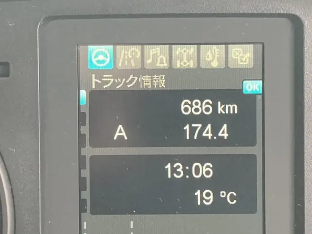 走行メーターです。|三菱 ファイター 2KG-FK62F(2WD)の写真19