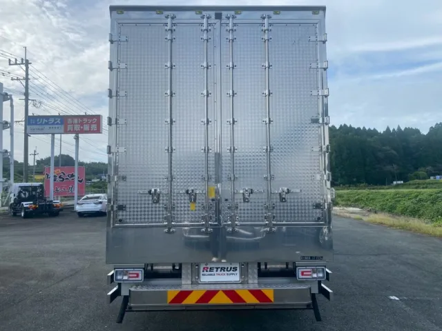 リア観音外板はウロコステン、270度丁7枚、門口、ロッドすべてステンレス製です|日野 プロフィア 2DG-FR1AHCの写真5