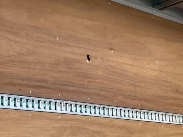 羽根の内張りに穴が開いてます|日野 レンジャー 2PG-FD2ABG(2WD)の写真18