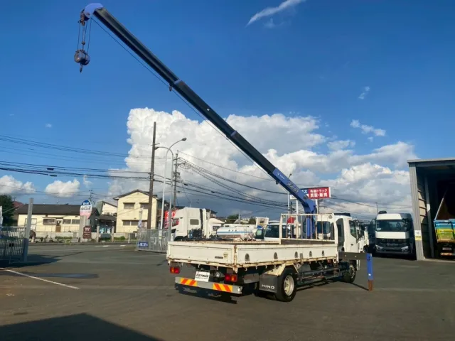 クレーンブームは4段です|日野 レンジャー QKG-FE7JLAAの写真4