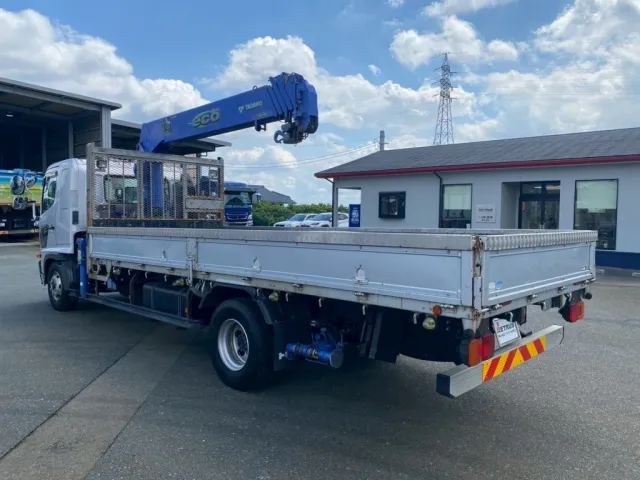 アオリ上縁をアルミシマ板で補強されてます|日野 レンジャー TKG-FD7JLAA(2WD)の写真3