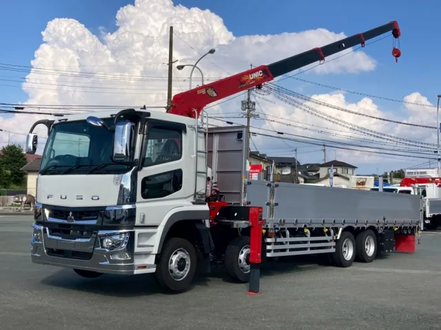 クレーンは4段です|三菱 スーパーグレート 2KG-FS70HZの写真1