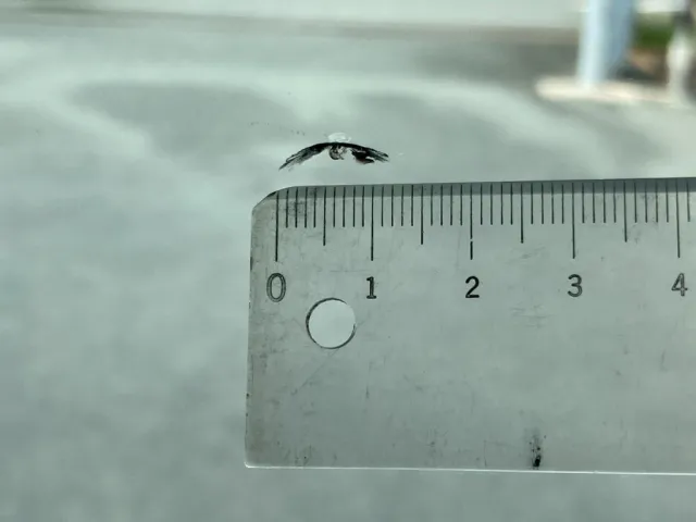 フロントガラスに飛び石②|いすゞ フォワード 2PG-FSR90T2の写真24