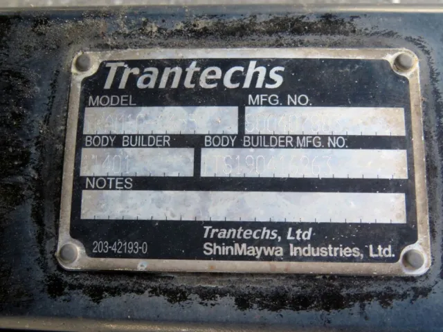 ゲートのプレートです。|日野 レンジャー 2KG-FD2ABA(2WD)の写真37