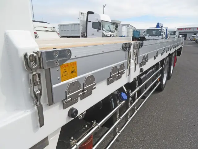 あおりロック・丁番はステンレス製です。|日野 レンジャー 2DG-GK2ABAの写真26