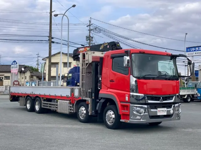 ホイールはアルミ製です。|三菱 スーパーグレート 2PG-FS74HZの写真2