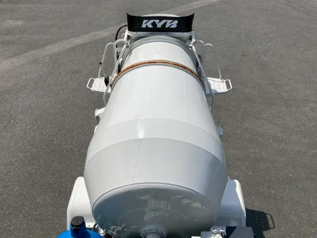 上から見たドラムの状態です。|いすゞ フォワード 2PG-FRR90S4(2WD)の写真8