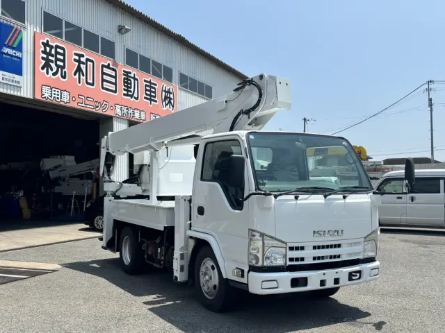 高価買取・高価下取強化中!4m・6m・8m・10m・9.8m・12m・15m・17m・19m・22m・27m・30mの高所作業車買取|いすゞ エルフ TKG-NKR85N(2WD)の写真8