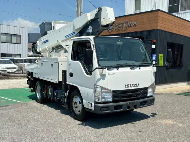 高価買取・高価下取強化中！4ｍ・6m・8m・10m・9.8ｍ・12ｍ・15ｍ・17ｍ・19ｍ・22ｍ・27ｍ・30ｍの高所作業車買取|いすゞ エルフ 2RG-NKR88AN(2WD)の写真8