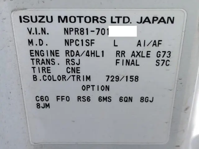 いすゞ エルフ PB-NPR81AR(2WD)の写真49