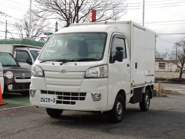 トラック660FRP中温冷凍車 片側ドアHR -6℃確認済写真有|ダイハツ ハイゼットトラック EBD-S500P(2WD)の写真1